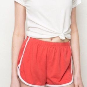 Brandy Melville red lisette shorts
